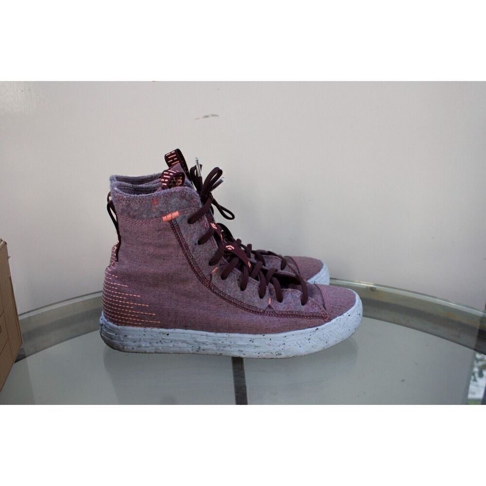 Converse Chuck Taylor Crater High Burgundy Sneakers 169416C Men 7 / Womens 9 US‎